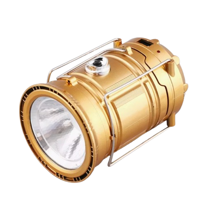 Multi-Function Solar Rechargeable LED Lantern | USB Charging, Flashlight & Power Bank