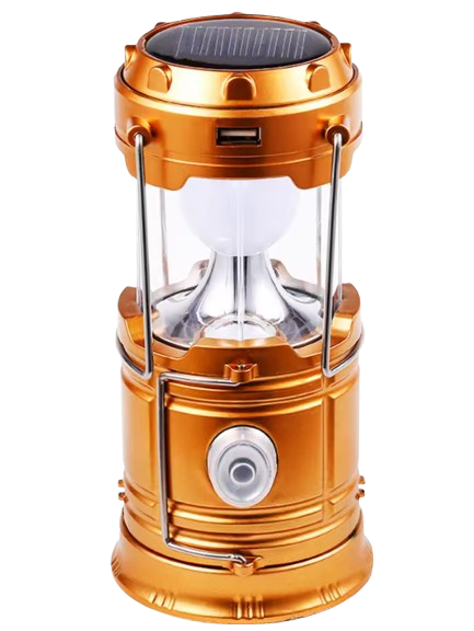 Multi-Function Solar Rechargeable LED Lantern | USB Charging, Flashlight & Power Bank