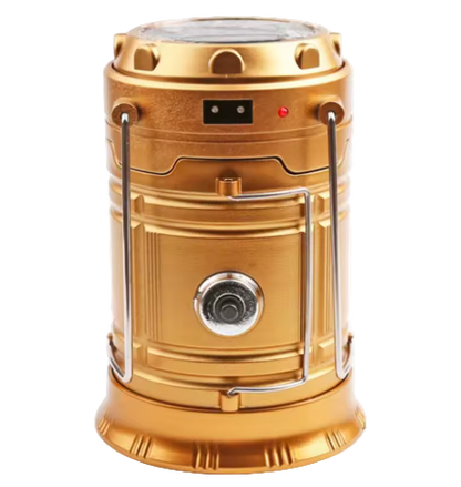 Multi-Function Solar Rechargeable LED Lantern | USB Charging, Flashlight & Power Bank